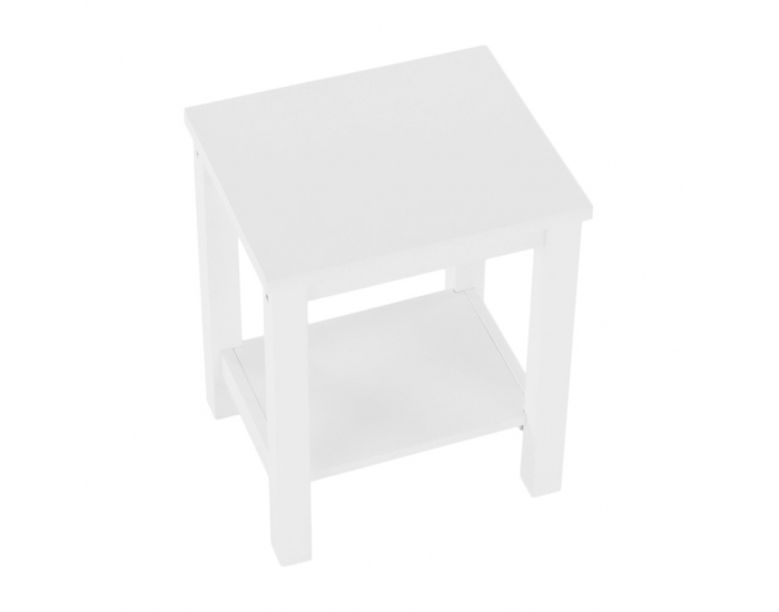 Nočný stolík Fosil - biela