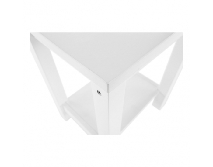 Nočný stolík Fosil - biela