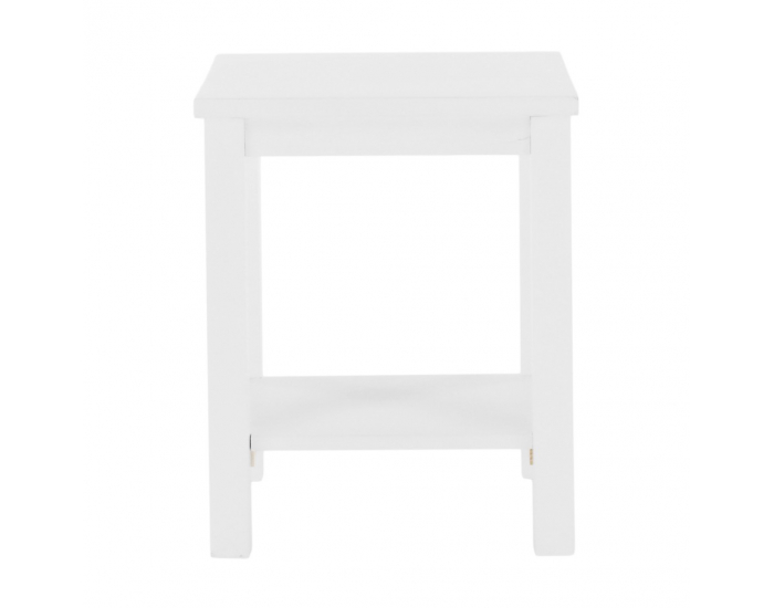 Nočný stolík Fosil - biela