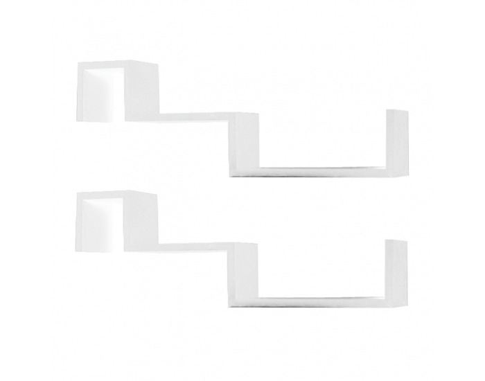 Poličky (2 ks) Fri New - biela