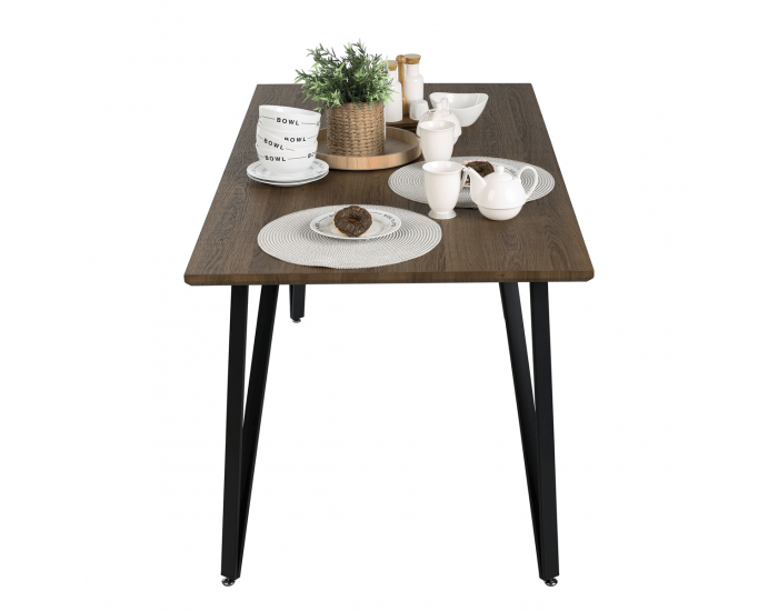 Jedálenský stôl Friado - dub / čierna