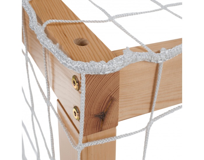 Montessori posteľ Futal 90x200 cm - prírodna / biela / modrá / červená