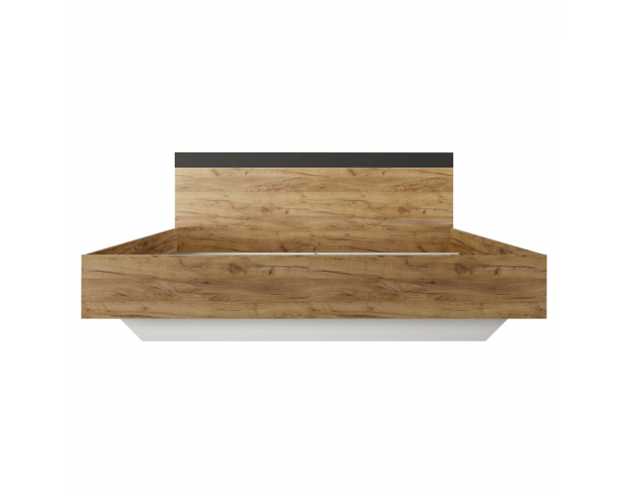 Posteľový rám Gabriela 180 - dub artisan / antracit