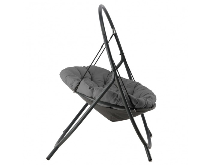 Závesné kreslo Gadil - sivá