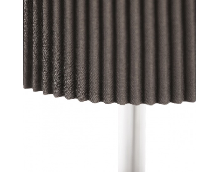 Stolná lampa Gaiden - sivá / strieborná