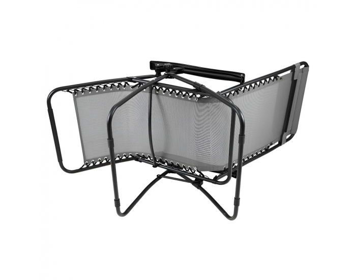 Záhradné lehátko Gerald New - sivá