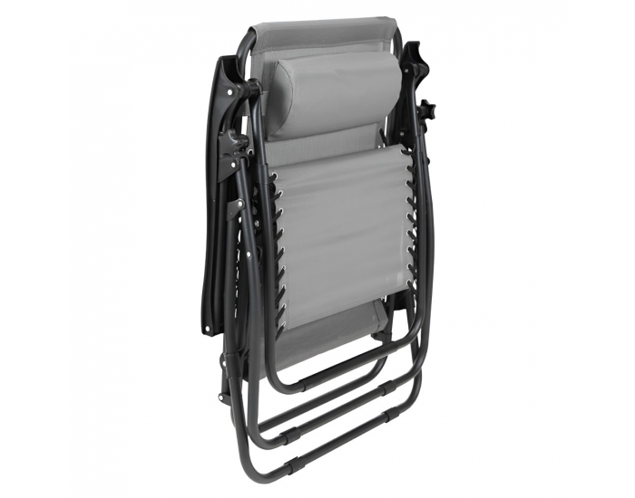 Záhradné lehátko Gerald New - sivá