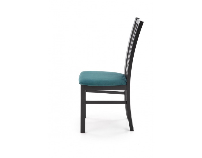 Jedálenská stolička Gerard 7 - čierna / tmavozelená