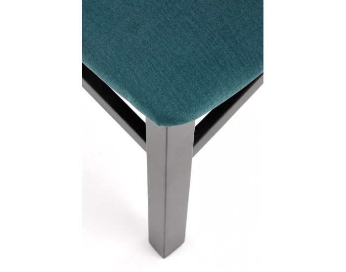 Jedálenská stolička Gerard 7 - čierna / tmavozelená