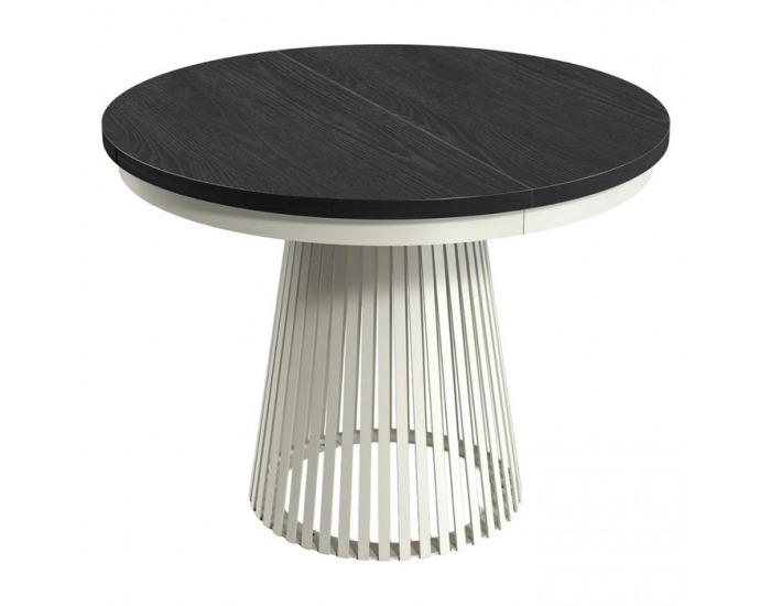 Rozkladací jedálenský stôl Gerdony - kašmír / čierna
