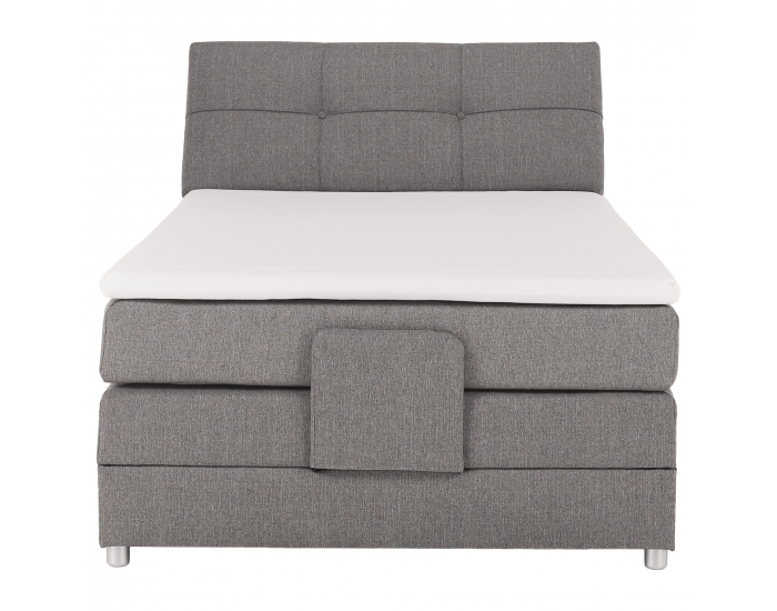 Elektrická polohovacia jednolôžková posteľ Gerona New 120x200 - sivá