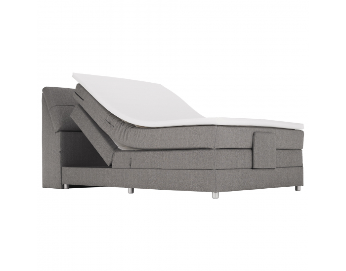 Elektrická polohovacia jednolôžková posteľ Gerona New 120x200 - sivá