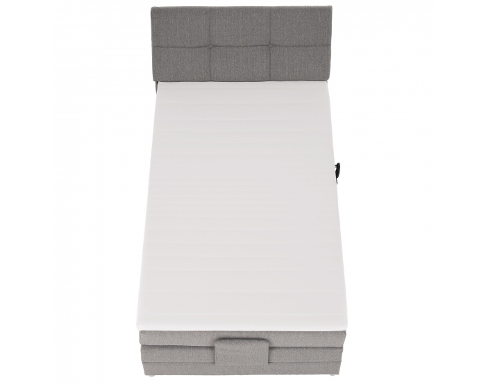 Elektrická polohovacia jednolôžková posteľ Gerona New 120x200 - sivá