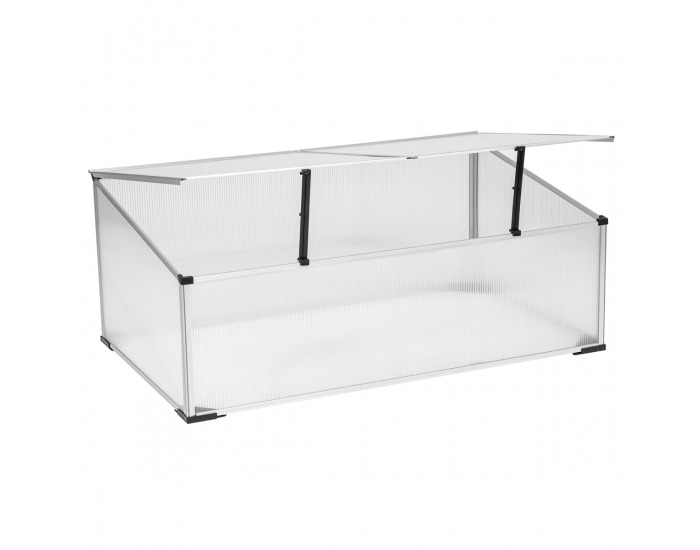 Záhradný skleník (parenisko) Glassteam 100x60x40 cm - priehľadná