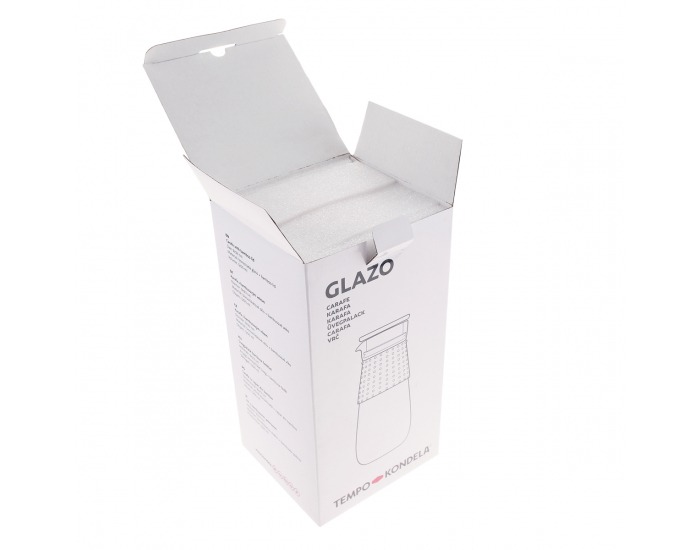 Karafa Glazo 1200 ml - priehľadná / sivá
