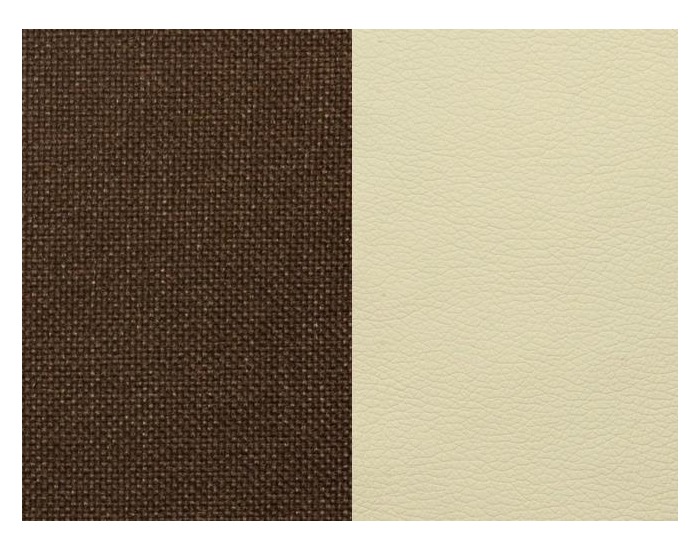 Rozkladacia pohovka s úložným priestorom Samba - madryt 912 ekokoža / inari 28 šenil