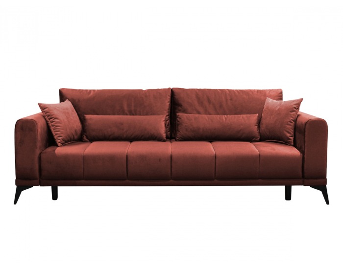 Rozkladacia pohovka s úložným priestorom Grace Big Sofa - terakota