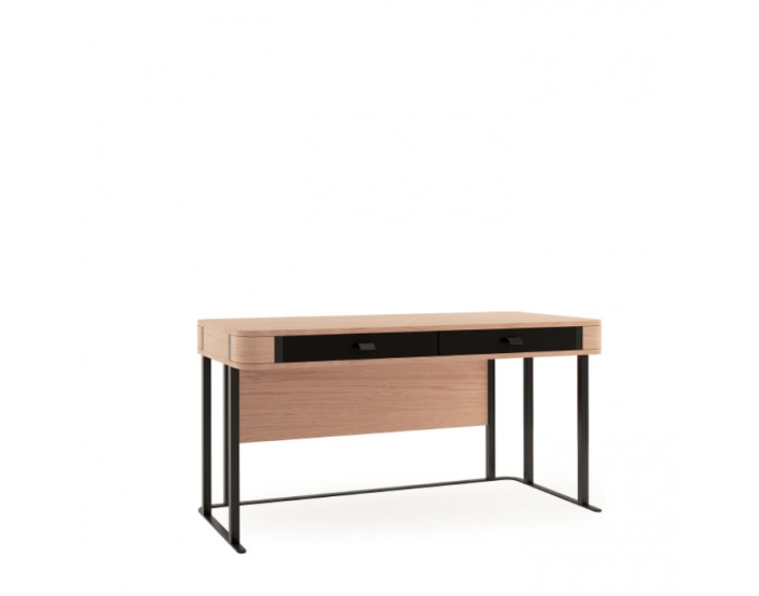 Písací stôl Grande GR - dub (Grande 01) / čierna