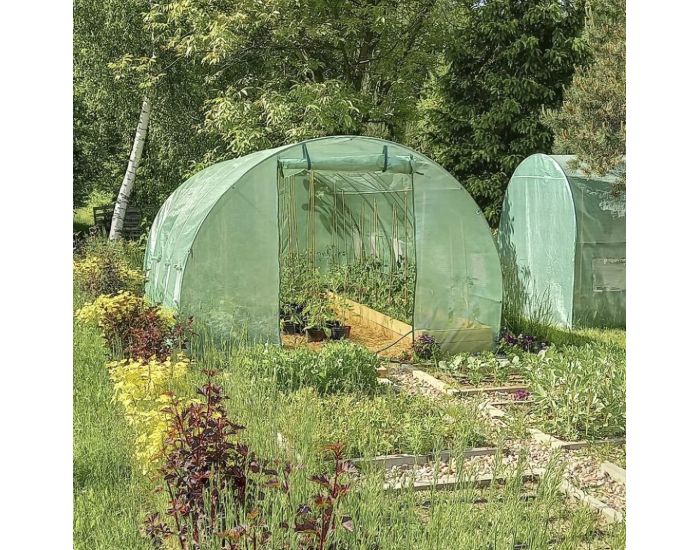 Záhradný fóliovník Greenhouse 400x250x200 cm - zelená