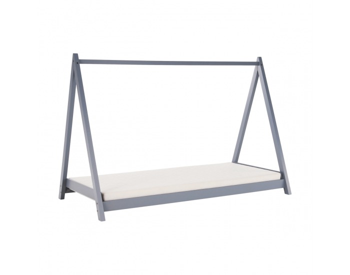 Jednolôžková posteľ s roštom Grosi 90 - sivá