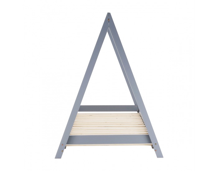 Jednolôžková posteľ s roštom Grosi 90 - sivá