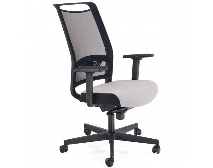 Kancelárska stolička s podrúčkami Gulietta - čierna / sivá