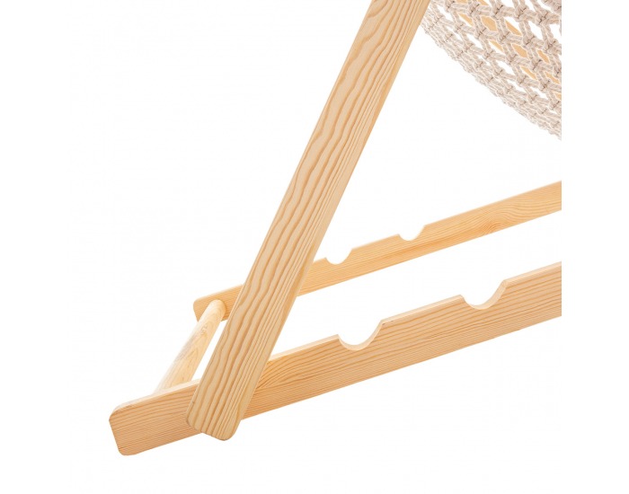 Plážové lehátko Halen - krémová