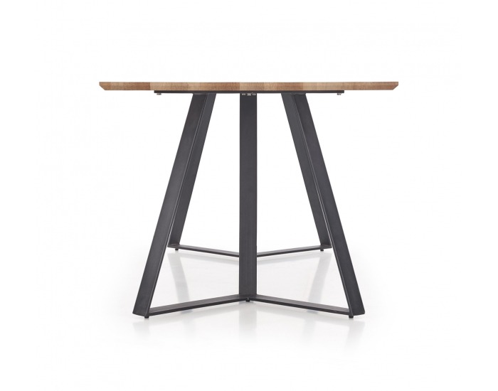 Jedálenský stôl Calgary - vlašský orech / čierna