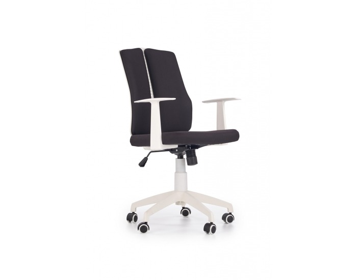 Kancelárska stolička s podrúčkami Iron 2 - čierna / biela