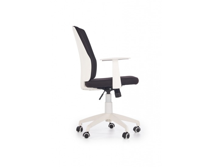 Kancelárska stolička s podrúčkami Iron 2 - čierna / biela