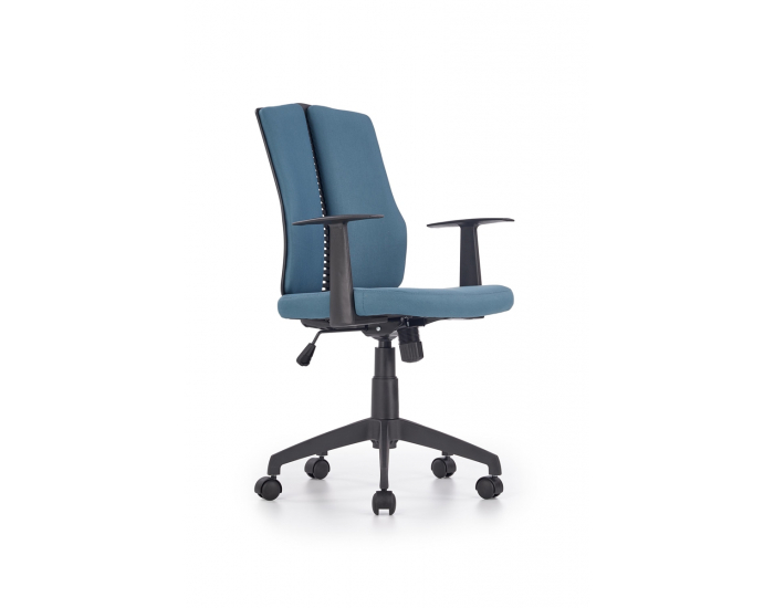 Kancelárska stolička s podrúčkami Iron - tyrkysová / čierna