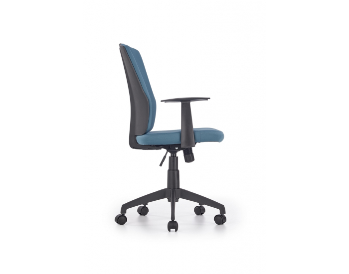 Kancelárska stolička s podrúčkami Iron - tyrkysová / čierna