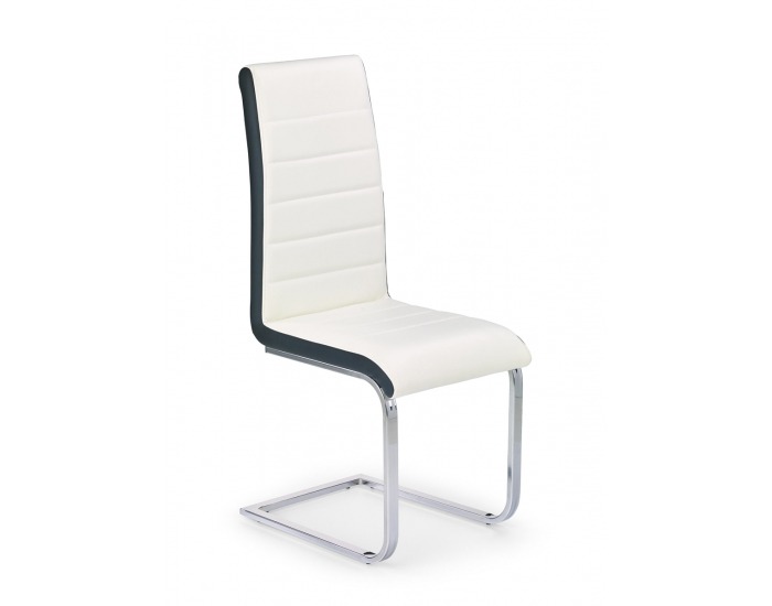 Jedálenská stolička K132 - biela / čierna