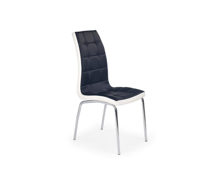 Jedálenská stolička K186 - čierna / biela