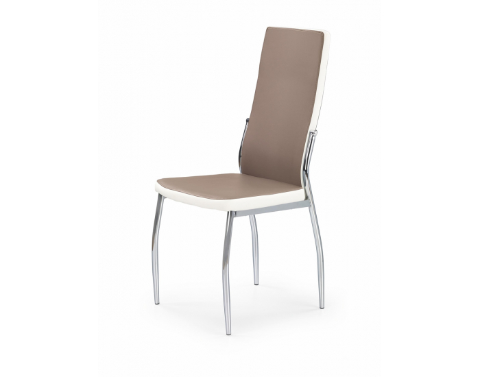 Jedálenská stolička K210 - cappuccino / biela