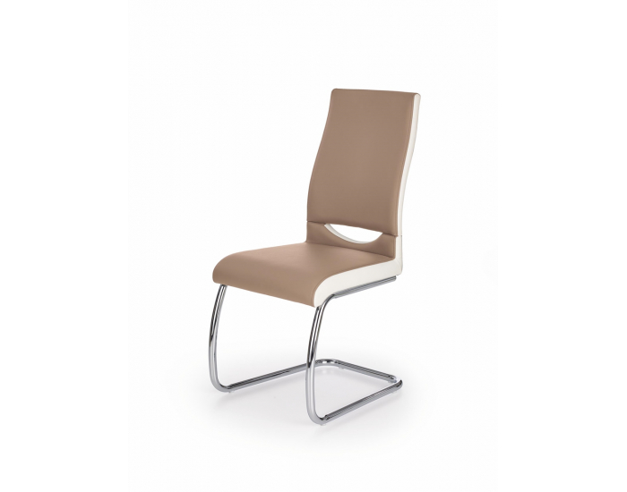 Jedálenská stolička K259 - cappuccino / biela