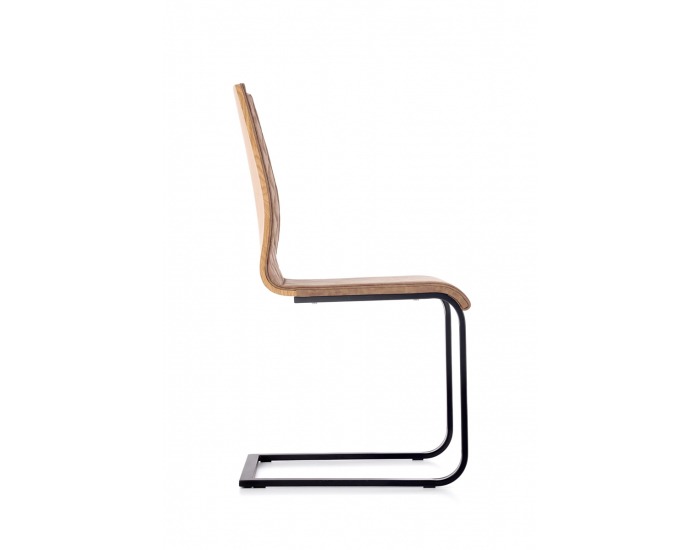 Jedálenská stolička K265 - hnedá / dub zlatý