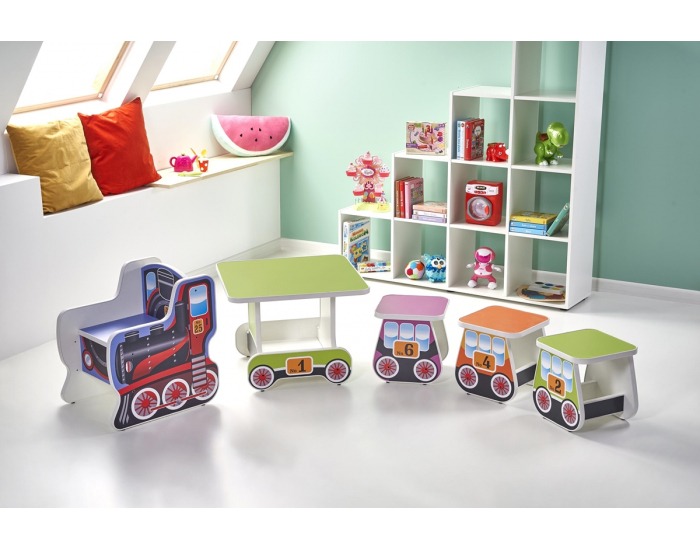 Detská taburetka Lokomo - fialová