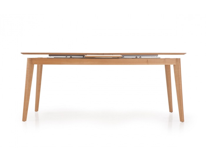 Rozkladací jedálenský stôl Montreal - biela / popol / jaseň