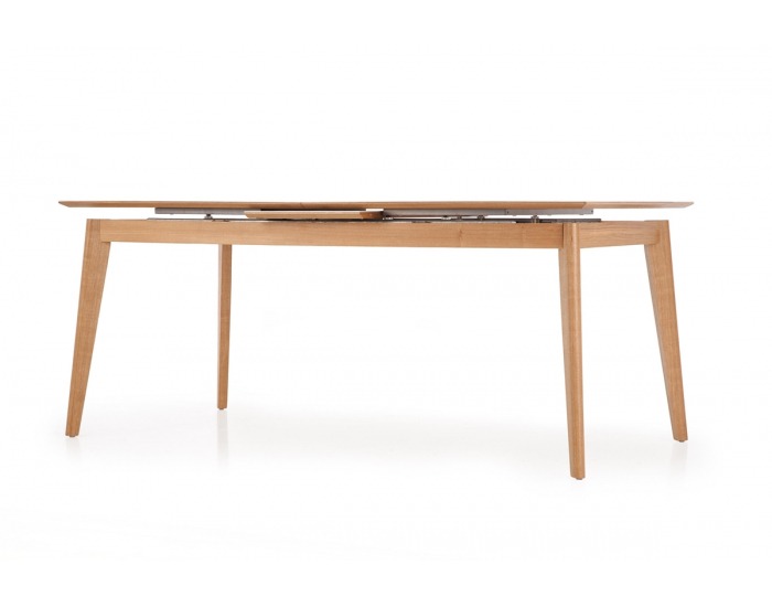 Rozkladací jedálenský stôl Montreal - biela / popol / jaseň