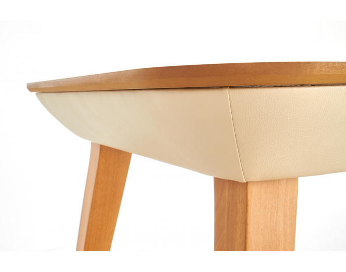 Rozkladací jedálenský stôl Orchid - dub medový / béžová