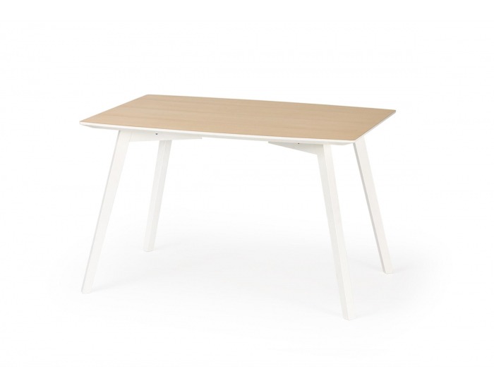 Jedálenský stôl Petrus - buk / biela