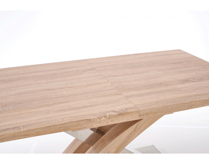 Rozkladací jedálenský stôl Sandor - dub sonoma