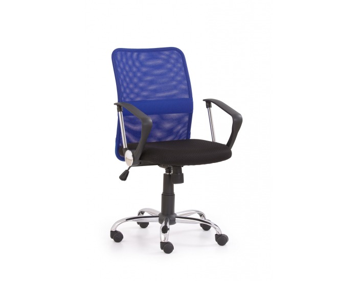 Kancelárska stolička s podrúčkami Tony - modrá / čierna