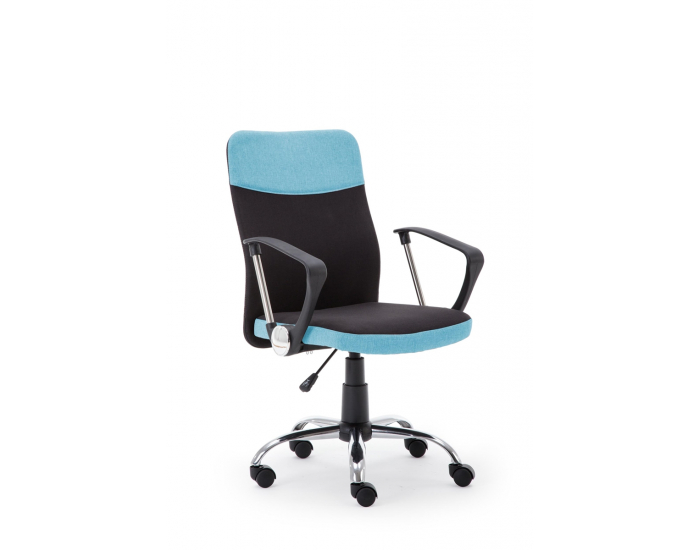 Kancelárska stolička s podrúčkami Topic - modrá / čierna