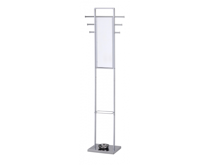 Vešiak so zrkadlom W37 - chróm