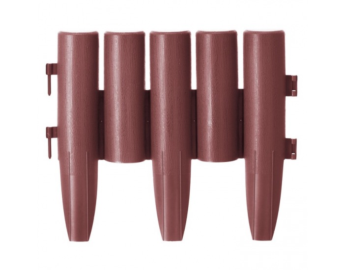 Obruba trávnika / záhradný plôtik (10 ks) Hansi New - hnedá