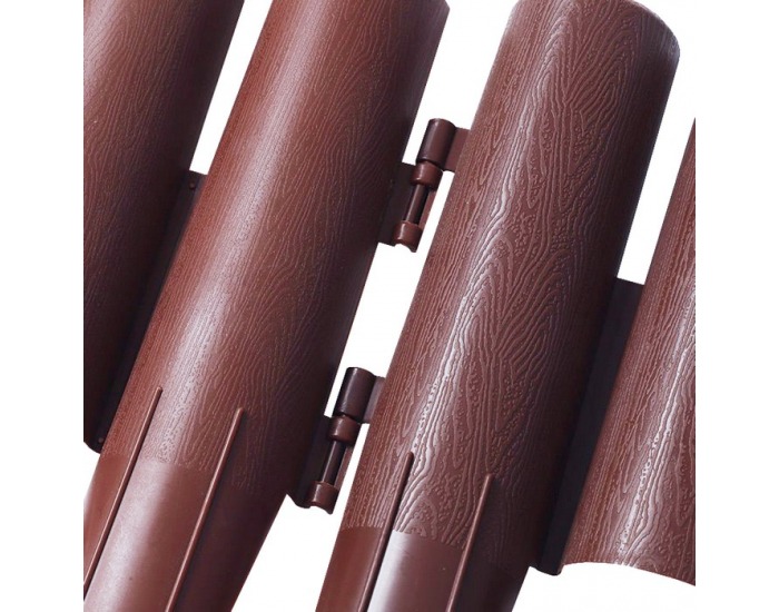 Obruba trávnika / záhradný plôtik (10 ks) Hansi New - hnedá