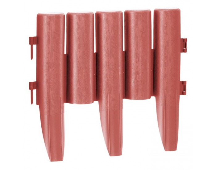 Obruba trávnika / záhradný plôtik (10 ks) Hansi New - terakota