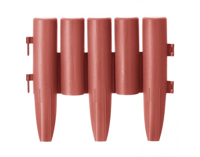 Obruba trávnika / záhradný plôtik (10 ks) Hansi New - terakota